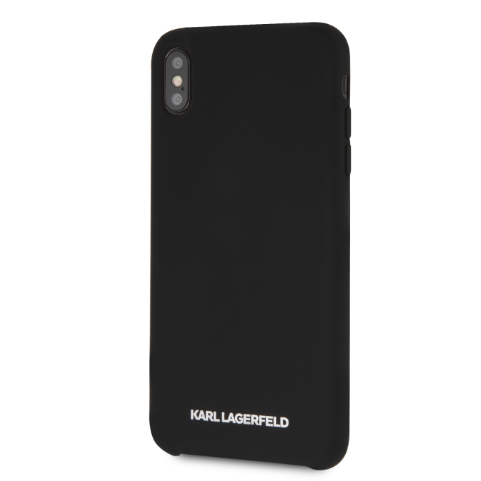 iPhone XS MAX juoda KARL LAGERFELD nugarėlė KLHCI65SLBKS
