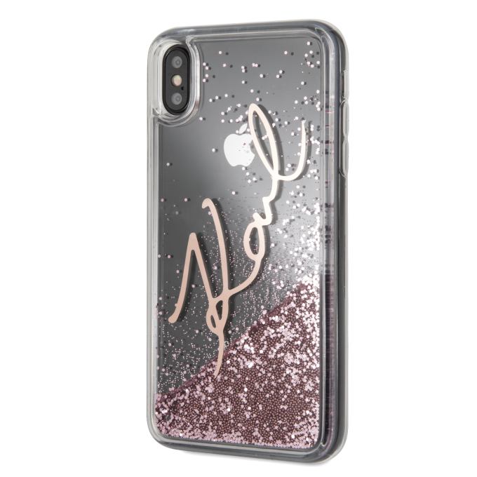 iPhone XS MAX water rausva KARL LAGERFELD nugarėlė KLHCI65SGPI