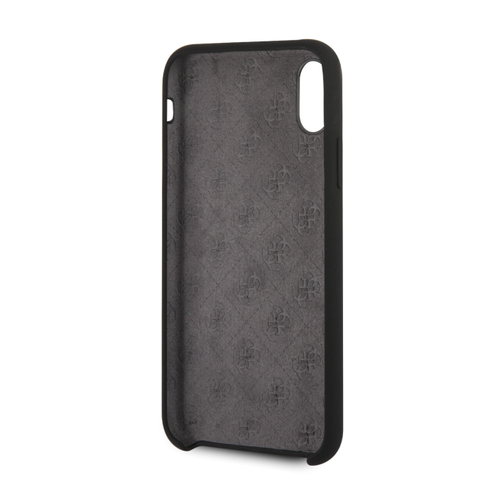 iPhone X/XS juoda GUESS nugarėlė GUHCPXLSGLBK