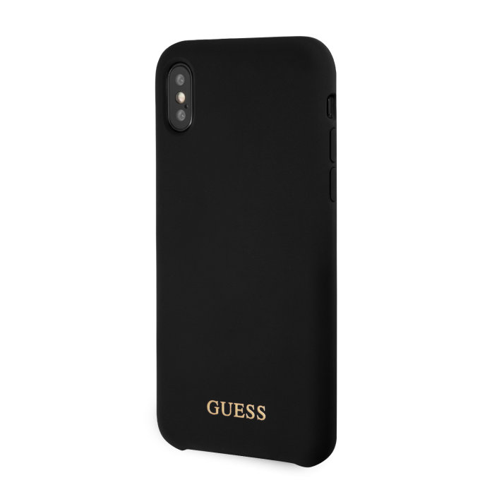 iPhone X/XS juoda GUESS nugarėlė GUHCPXLSGLBK
