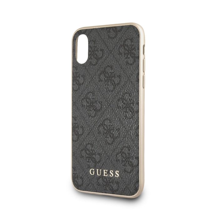 iPhone X/XS pilka GUESS nugarėlė GUHCPXG4GG