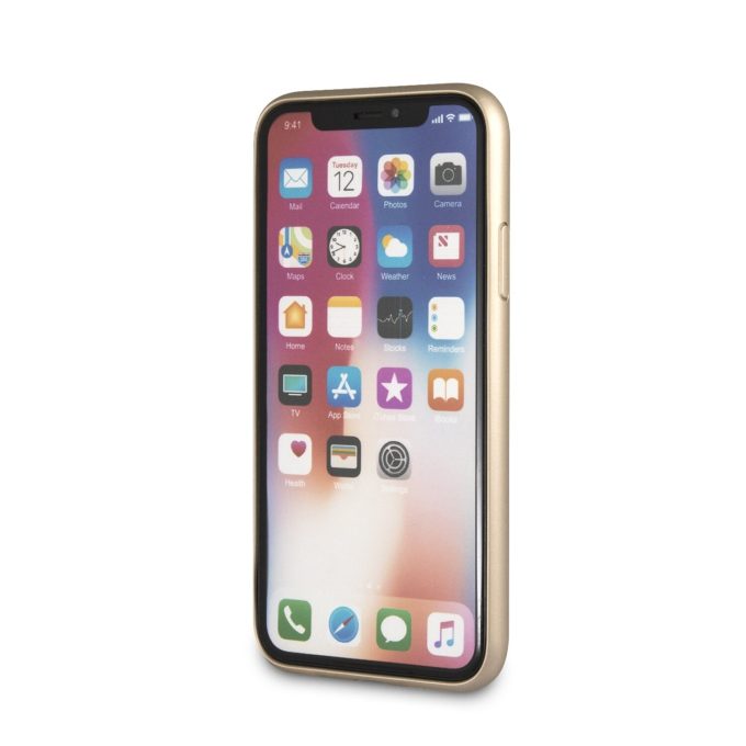 iPhone X/XS pilka GUESS nugarėlė GUHCPXG4GG