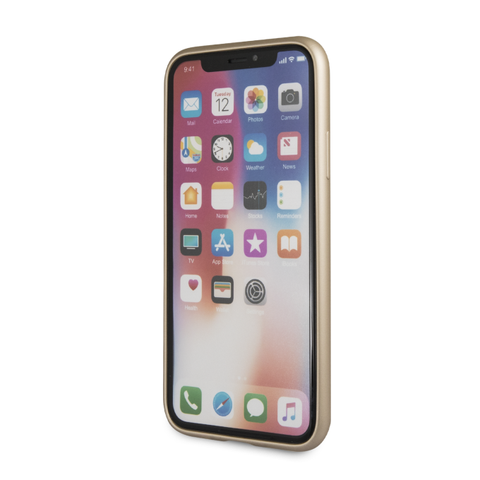 iPhone X/XS rausva GUESS nugarėlė GUHCPXESPBRG
