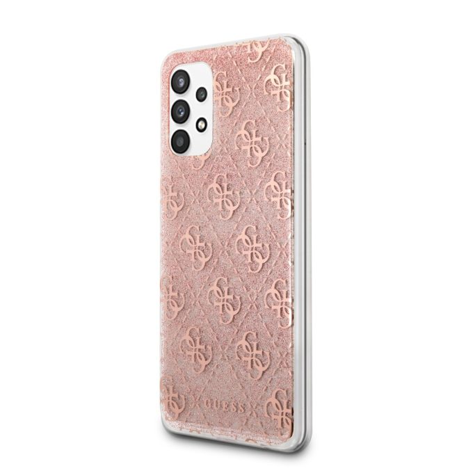Samsung A32 5G šviesiai rožinė GUESS nugarėlė GUHCA32PCU4GLPI