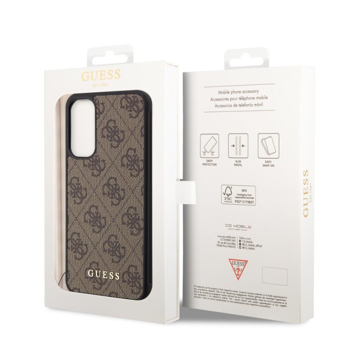 Samsung A34 5G brown Charms GUESS nugarėlė
