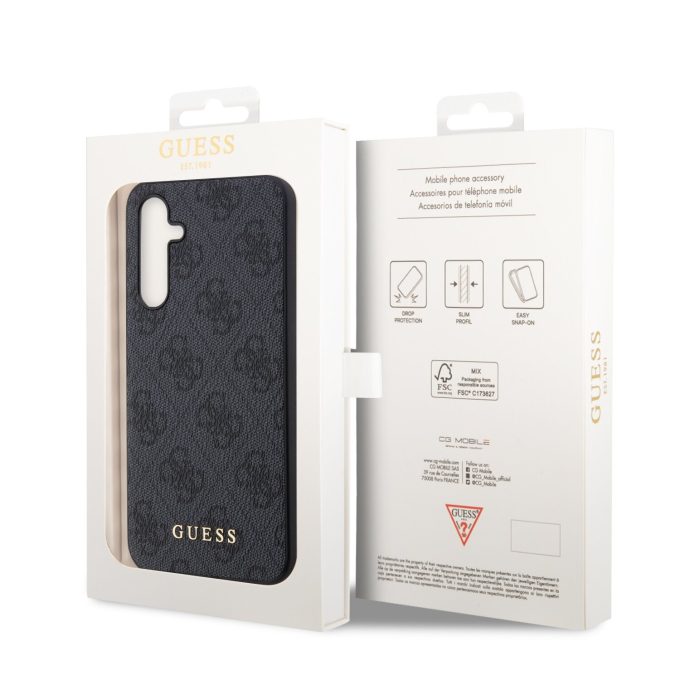 Samsung A54 5G Grey Charms GUESS nugarėlė