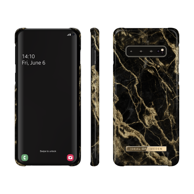 Samsung S10 iDeal Of Sweden nugarėlė Golden Smoke Marble