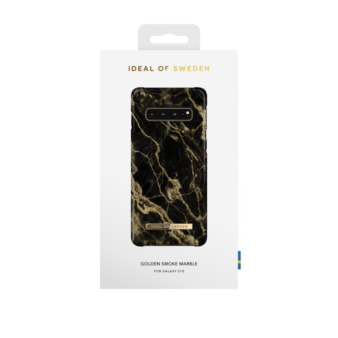 Samsung S10 iDeal Of Sweden nugarėlė Golden Smoke Marble