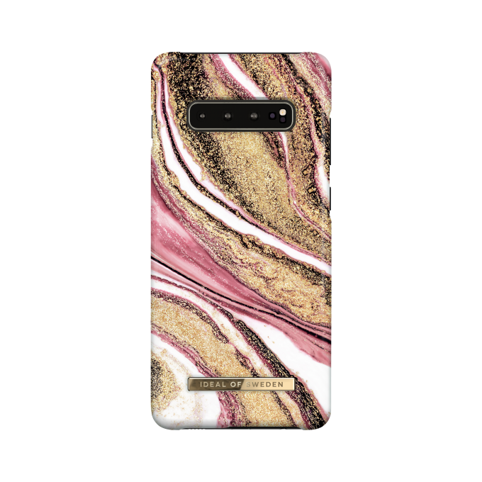 Samsung S10+ iDeal Of Sweden nugarėlė Cosmic Pink Swirl
