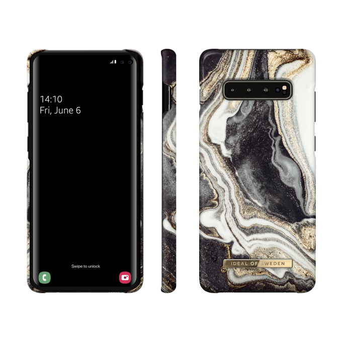 Samsung S10+ iDeal Of Sweden nugarėlė Golden Ash Marble
