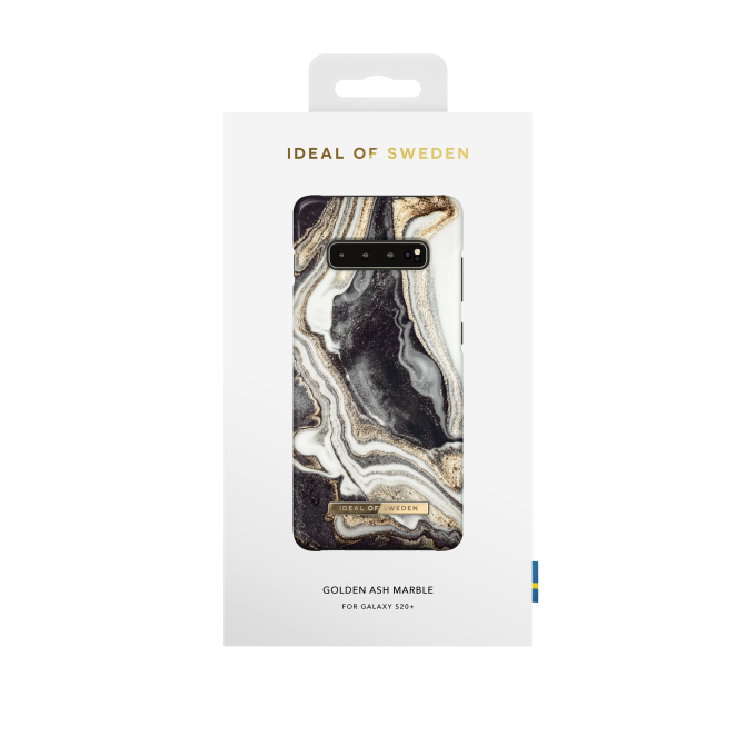 Samsung S10+ iDeal Of Sweden nugarėlė Golden Ash Marble