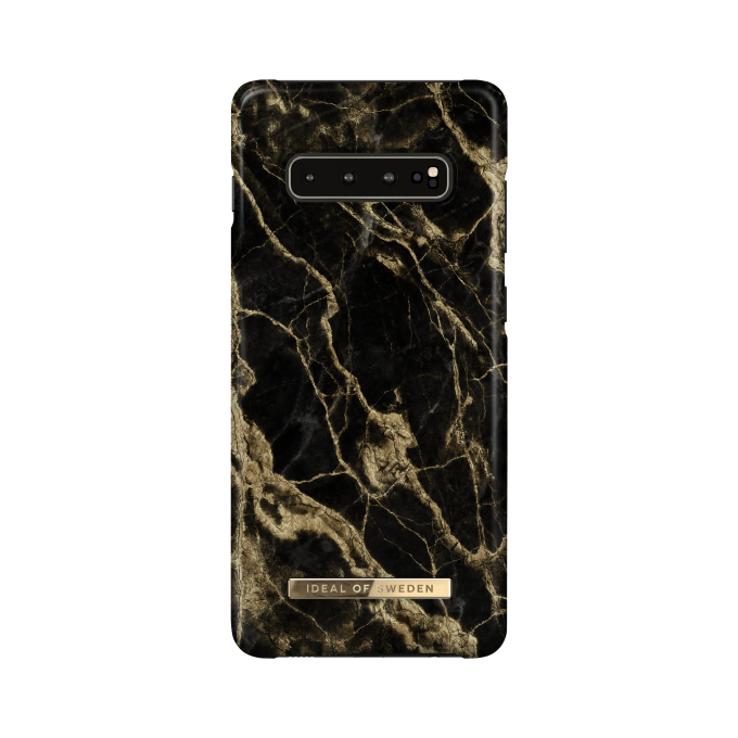 Samsung S10+ iDeal Of Sweden nugarėlė Golden Smoke Marble