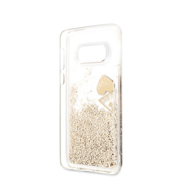 Samsung S10e aukso spalvos GUESS nugarėlė GUHCS10LGLHFLGO