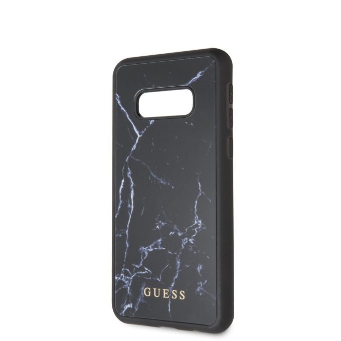 Samsung S10e juoda GUESS nugarėlė GUHCS10LHYMABK
