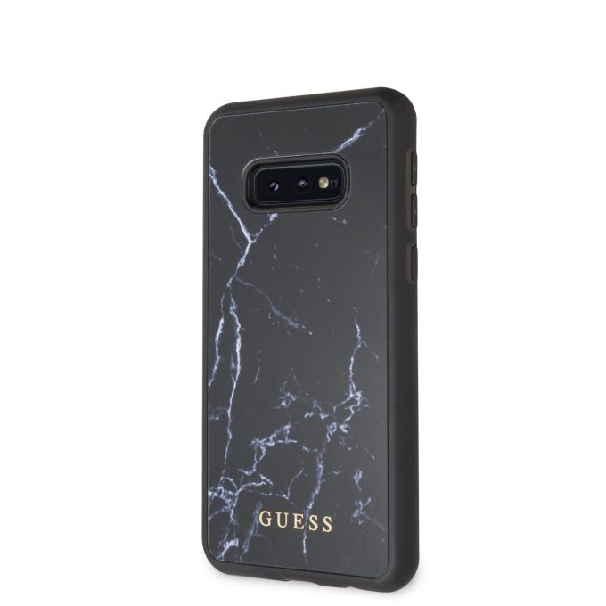 Samsung S10e juoda GUESS nugarėlė GUHCS10LHYMABK