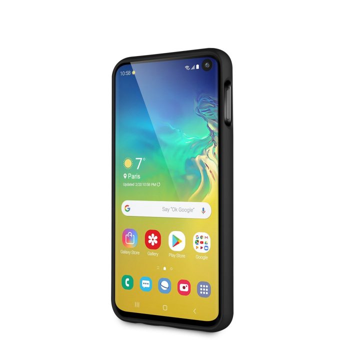 Samsung S10e juoda GUESS nugarėlė GUHCS10LIGLBK