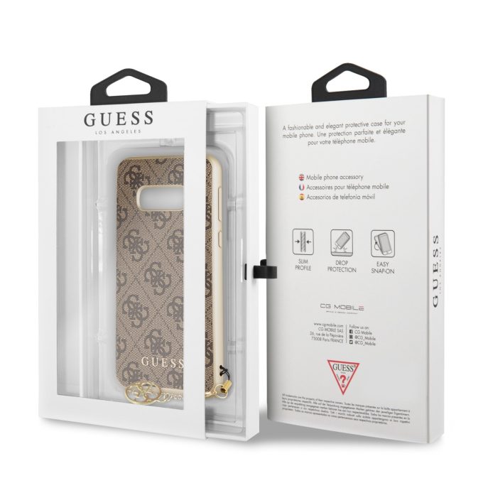 Samsung S10e ruda GUESS nugarėlė GUHCS10LGF4GBR