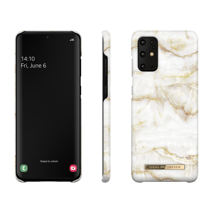 Samsung S20+ iDeal Of Sweden nugarėlė Golden Pearl Marble