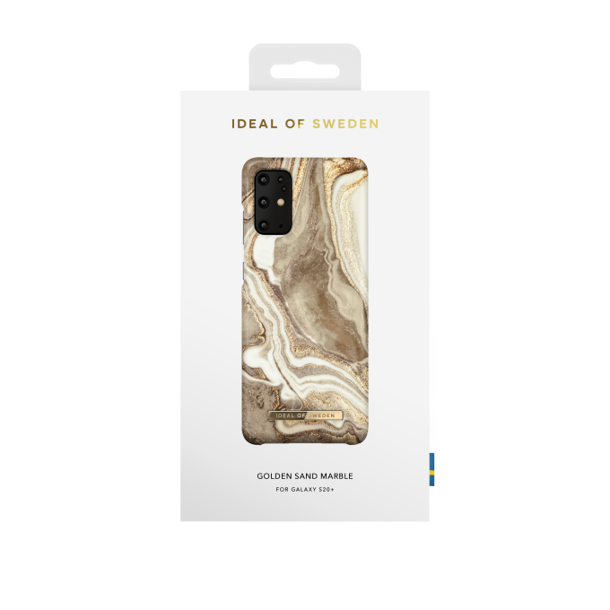 Samsung S20+ iDeal Of Sweden nugarėlė Golden Sand Marble