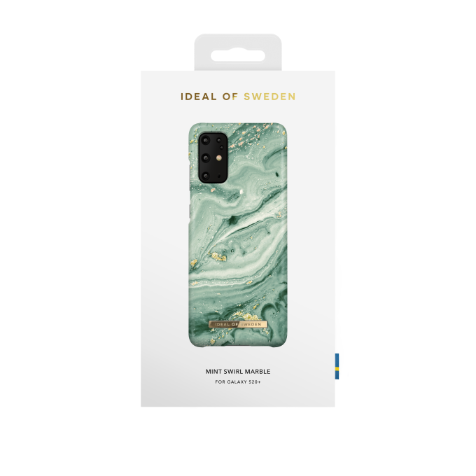 Samsung S20+ iDeal Of Sweden nugarėlė Mint Swirl Marble