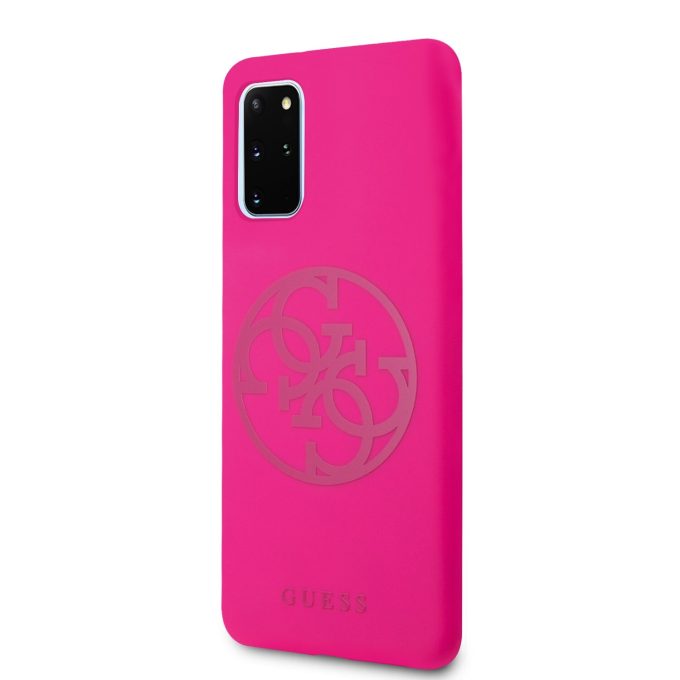 Samsung S20+ rožinė GUESS nugarėlė GUHCS67LS4GFU