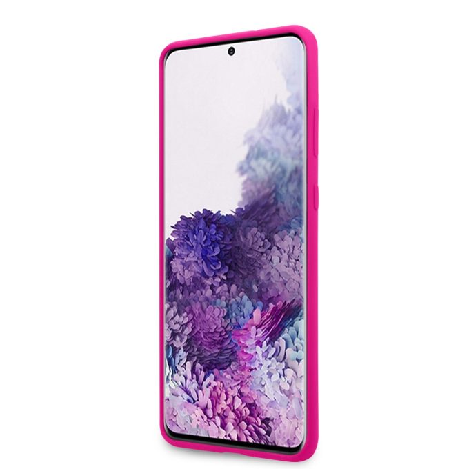 Samsung S20+ rožinė GUESS nugarėlė GUHCS67LS4GFU