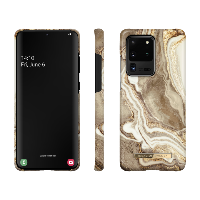 Samsung S20 ULTRA iDeal Of Sweden nugarėlė Golden Sand Marble