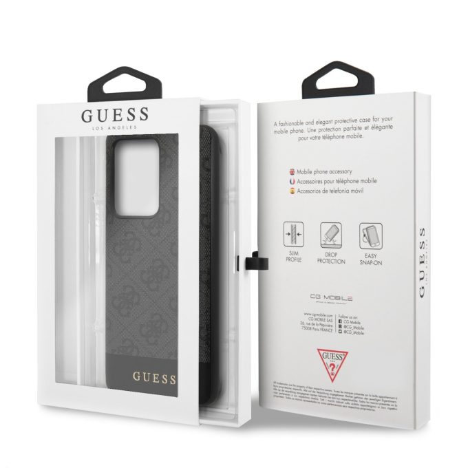 Samsung S20 ULTRA pilka GUESS nugarėlė GUHCS69G4GLGR