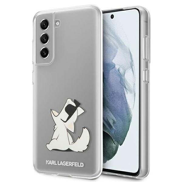 Samsung S21 FE skaidri KARL LAGERFELD nugarėlė KLHCS21FCFNRC