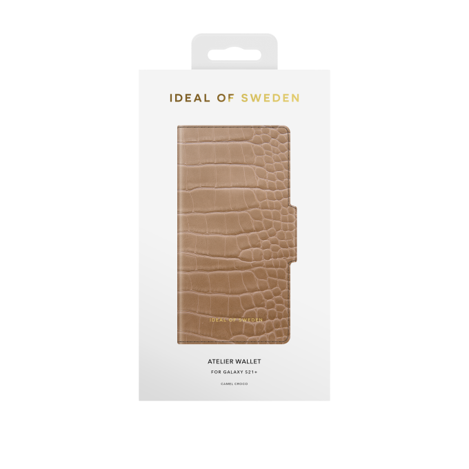 Samsung S21+ iDeal Of Sweden dėklas Camel Croco