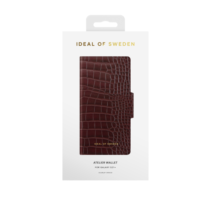 Samsung S21+ iDeal Of Sweden dėklas Scarlet Croco