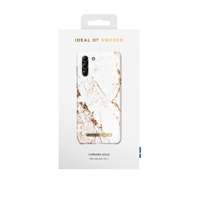 Samsung S21+ iDeal Of Sweden nugarėlė Carrara Gold