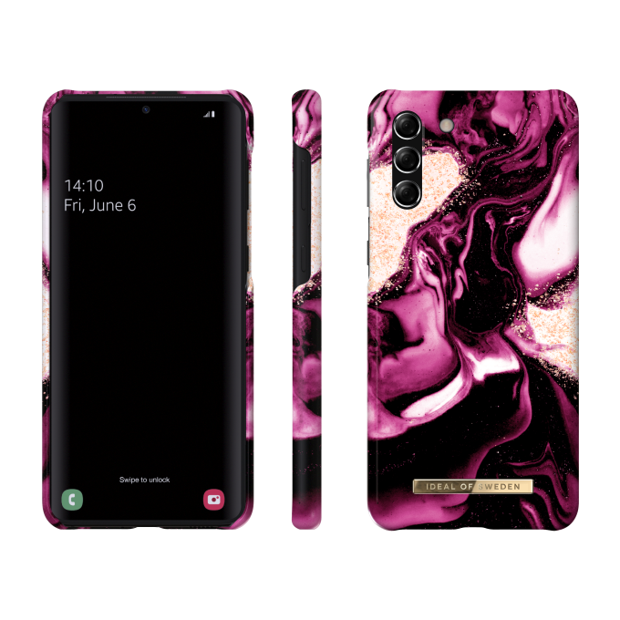 Samsung S21+ iDeal Of Sweden nugarėlė Golden Ruby