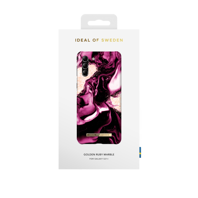 Samsung S21+ iDeal Of Sweden nugarėlė Golden Ruby