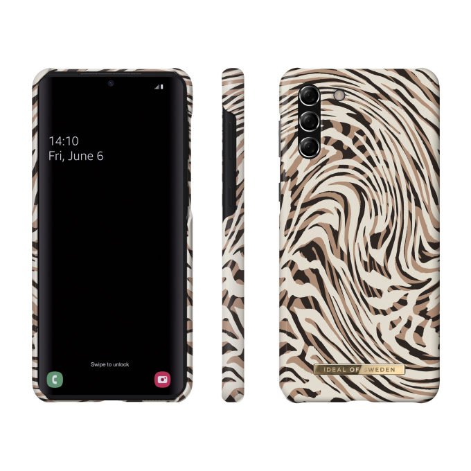Samsung S21+ iDeal Of Sweden nugarėlė Hypnotic Zebra