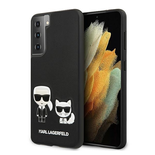 Samsung S21+ juoda KARL LAGERFELD nugarėlė KLHCS21MPCUSKCBK