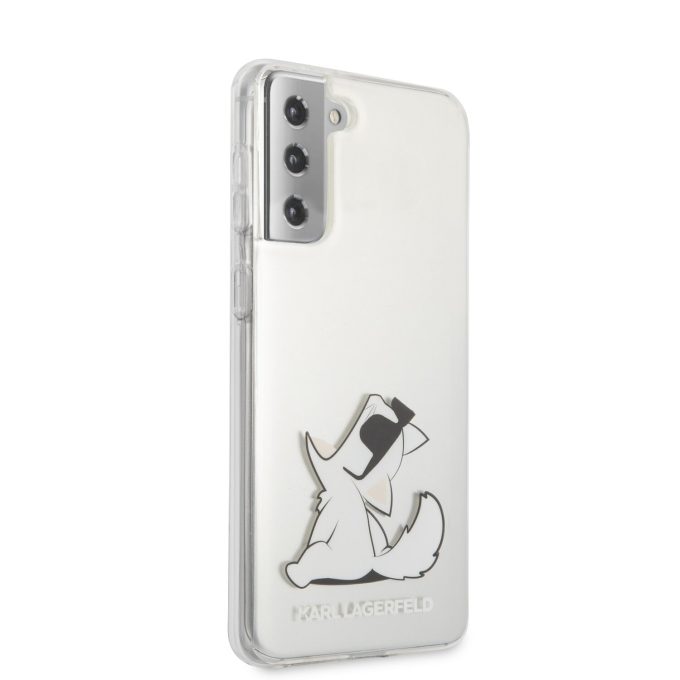 Samsung S21+ skaidri KARL LAGERFELD nugarėlė KLHCS21MCFNRC
