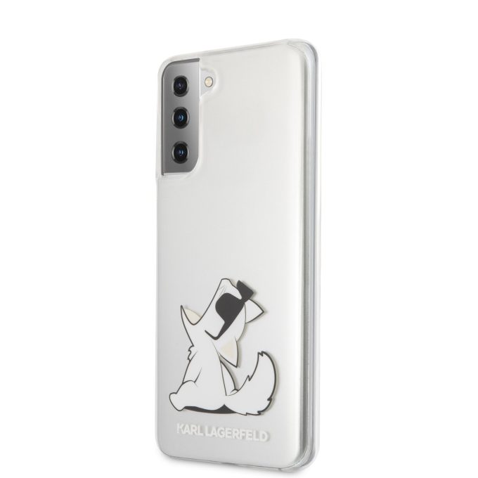 Samsung S21+ skaidri KARL LAGERFELD nugarėlė KLHCS21MCFNRC