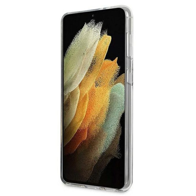 Samsung S21 skaidri KARL LAGERFELD nugarėlė KLHCS21SCKTR