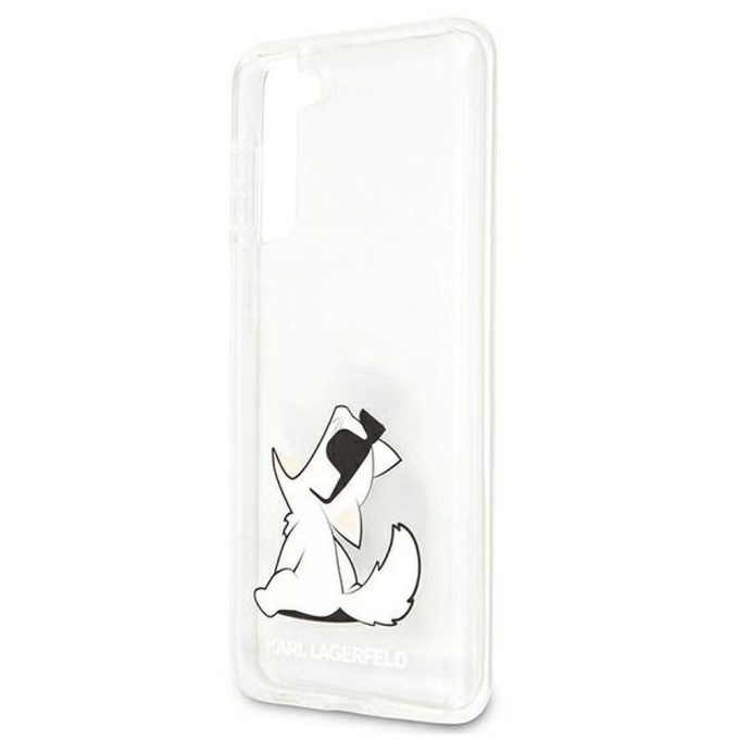 Samsung S21 skaidri KARL LAGERFELD nugarėlė KLHCS21SCKTR