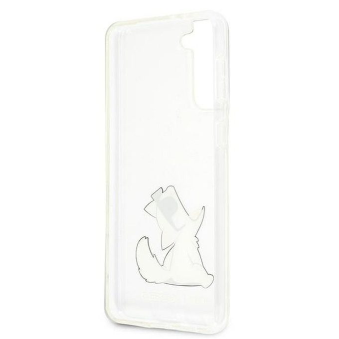 Samsung S21 skaidri KARL LAGERFELD nugarėlė KLHCS21SCKTR