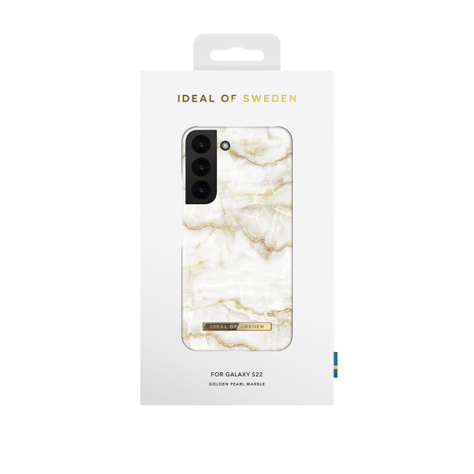 Samsung S22 iDeal Of Sweden nugarėlė Golden Pearl Marble