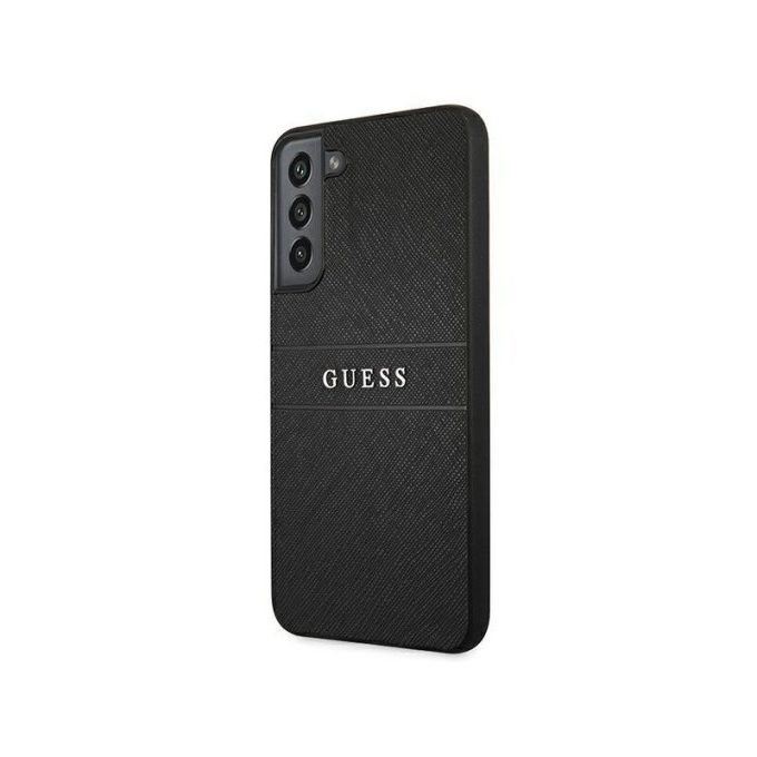 Samsung S22 juoda GUESS nugarėlė GUHCS22SPSASBBK