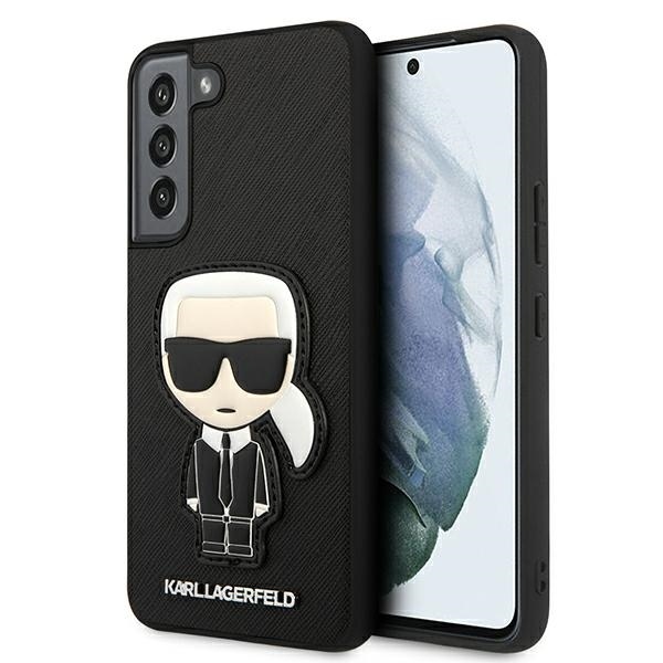 Samsung S22 juoda KARL LAGERFELD nugarėlė KLHCS22SOKPK