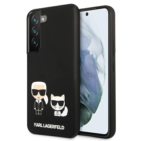 Samsung S22 juoda KARL LAGERFELD nugarėlė KLHCS22SSSKCK