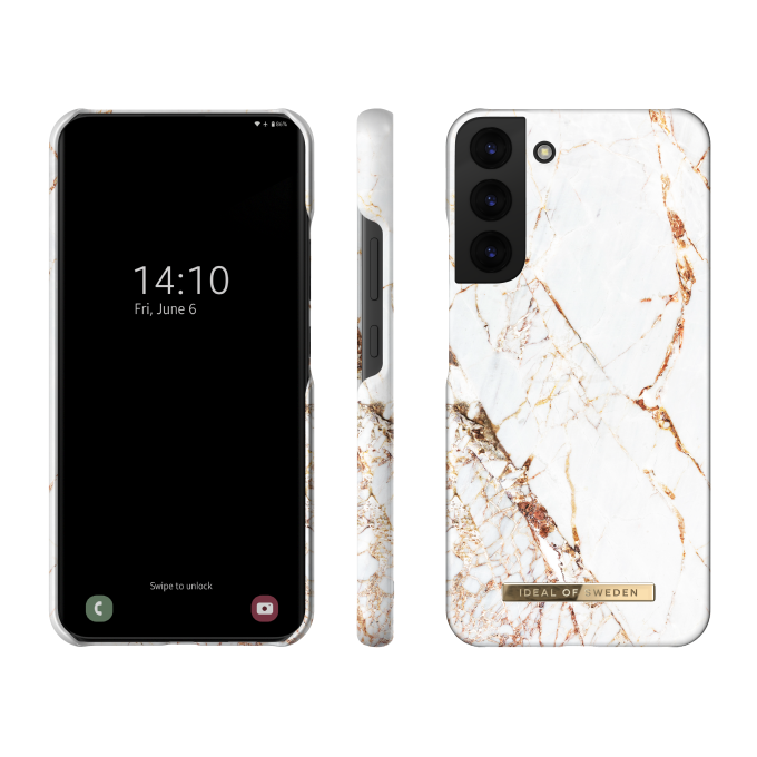 Samsung S22+ iDeal Of Sweden nugarėlė Carrara Gold