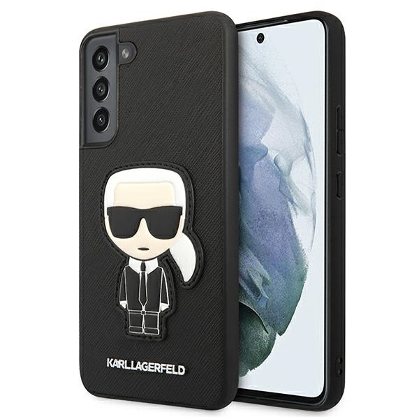 Samsung S22+ juoda KARL LAGERFELD nugarėlė KLHCS22MOKPK