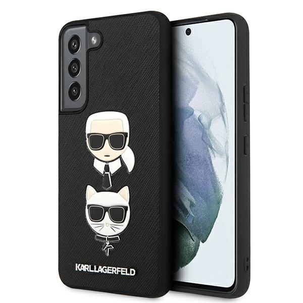 Samsung S22+ juoda KARL LAGERFELD nugarėlė KLHCS22MSAKICKCBK