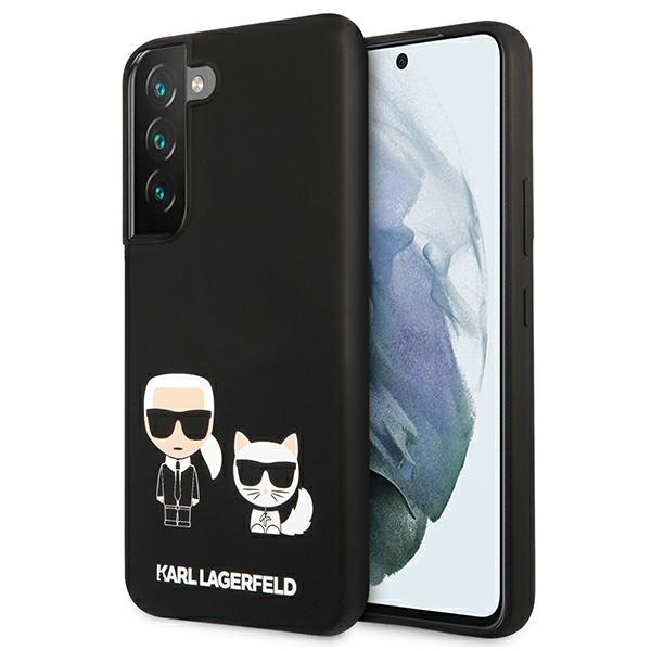 Samsung S22+ juoda KARL LAGERFELD nugarėlė KLHCS22MSSKCK
