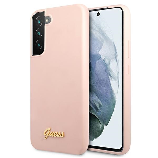 Samsung S22+ šv. rožinė GUESS nugarėlė GUHCS22MLSLMGPP